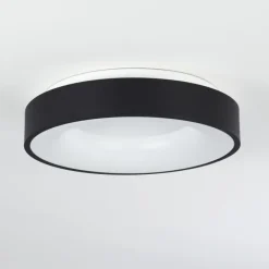 hofstein Plafonnier Playas LED Noir, Blanc, 1 lumière
