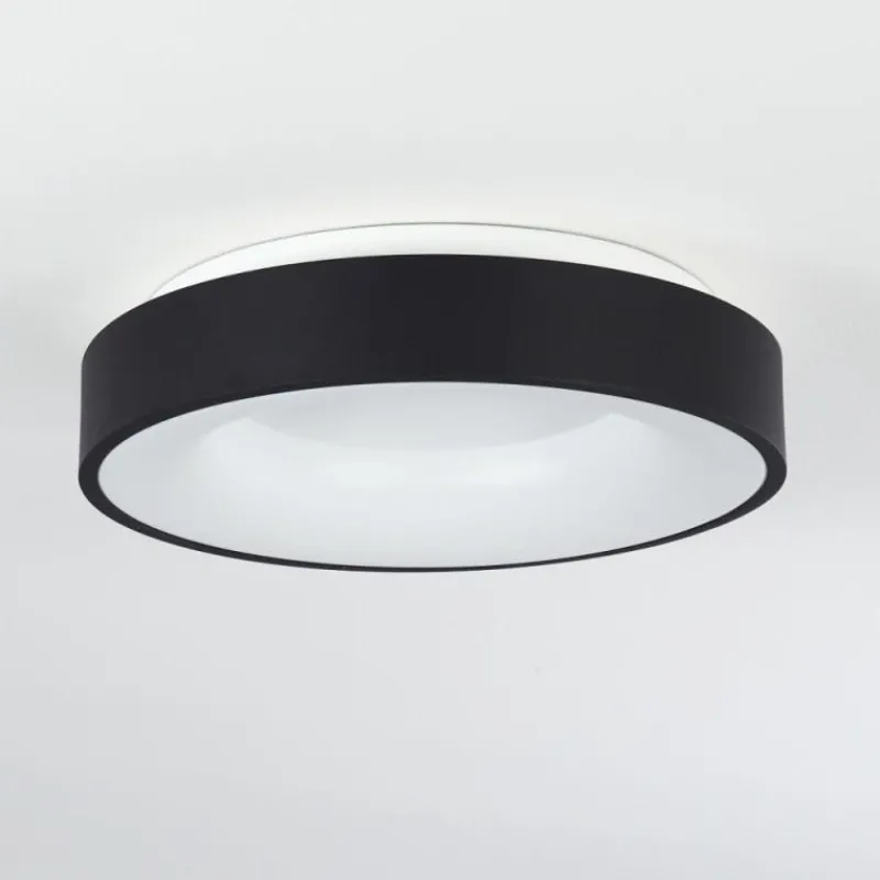 hofstein Plafonnier Playas LED Noir, Blanc, 1 lumière