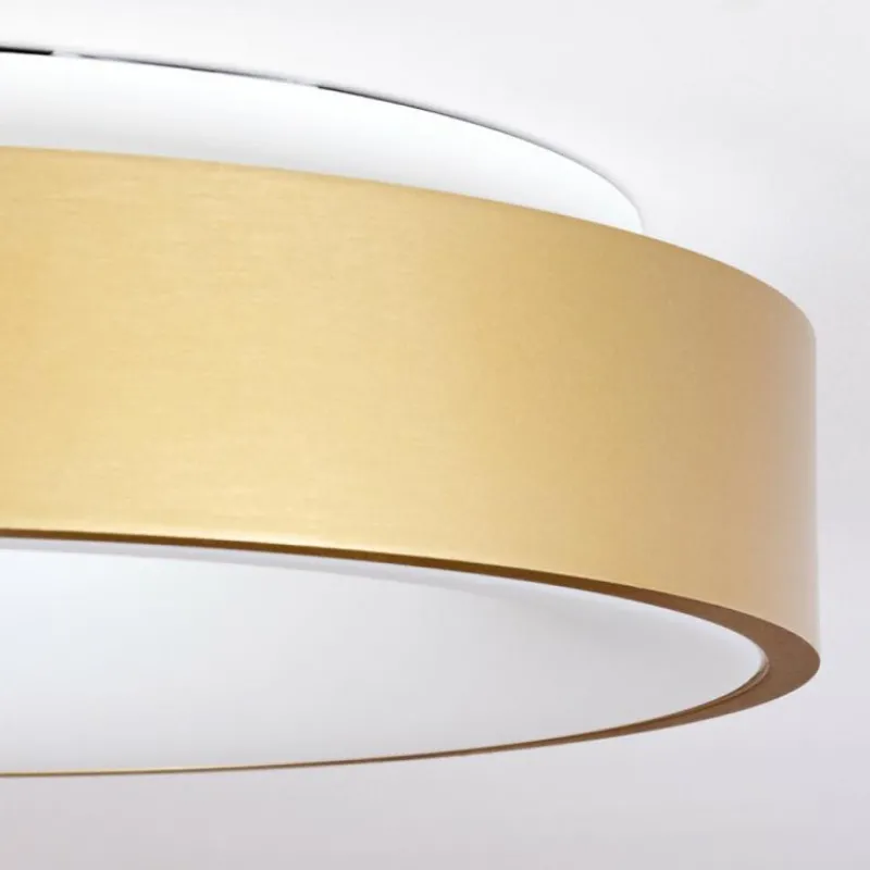 Lampes Dorées-hofstein Plafonnier Playas LED Or, Blanc, 1 lumière