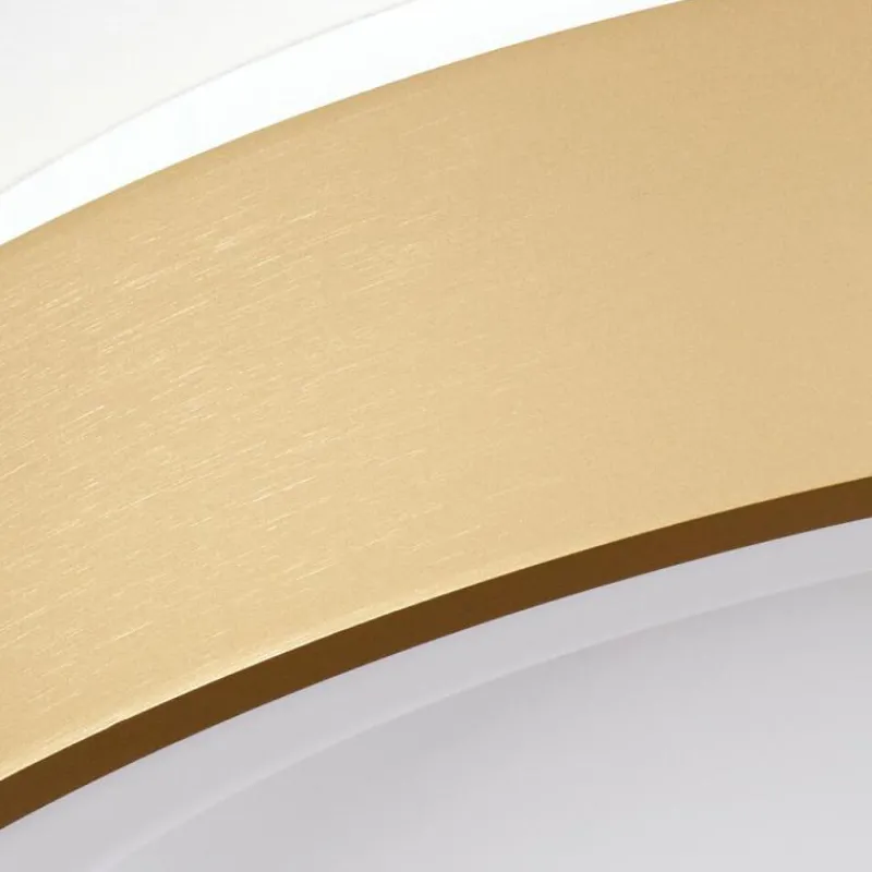 Lampes Dorées-hofstein Plafonnier Playas LED Or, Blanc, 1 lumière