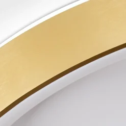 Lampes Dorées-hofstein Plafonnier Playas LED Or, Blanc, 1 lumière