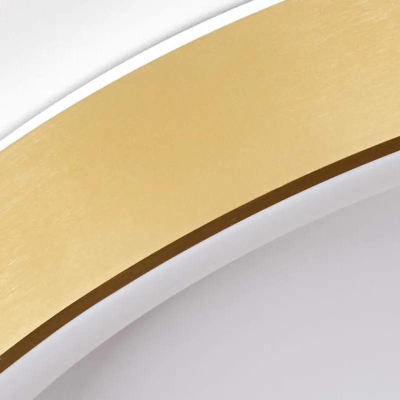 Lampes Dorées-hofstein Plafonnier Playas LED Or, Blanc, 1 lumière