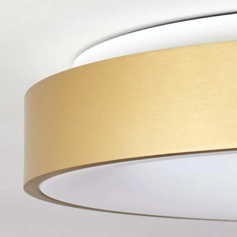 Lampes Dorées-hofstein Plafonnier Playas LED Or, Blanc, 1 lumière