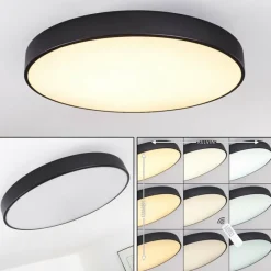 hofstein Plafonnier Plovdiv LED Blanc, 1 lumière, Télécommandes