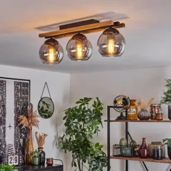 Luminaires Scandinaves-hofstein Plafonnier Podre Écru, 3 lumières