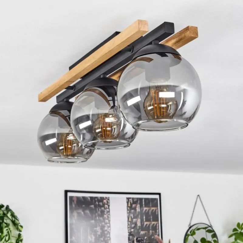 Luminaires Scandinaves-hofstein Plafonnier Podre Écru, 3 lumières