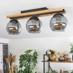 Luminaires Scandinaves-hofstein Plafonnier Podre Écru, 3 lumières