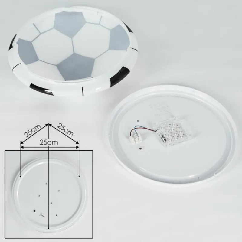 hofstein Plafonnier Point LED Blanc, 1 lumière