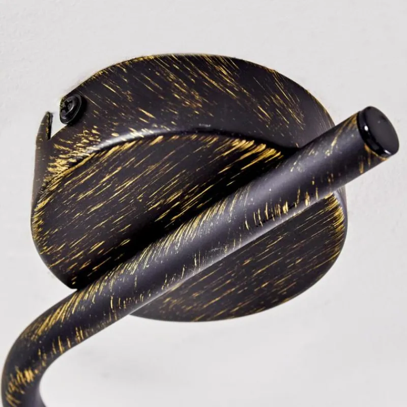 Lampes Dorées-hofstein Plafonnier Polmak Noir doré, 3 lumières