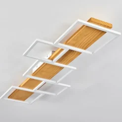 Luminaires Scandinaves-hofstein Plafonnier Pompu LED Blanc, 1 lumière