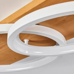 Luminaires Scandinaves-hofstein Plafonnier Pompu LED Écru, Blanc, 1 lumière