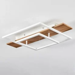 Luminaires Scandinaves-hofstein Plafonnier Pompu LED Écru, Blanc, 1 lumière