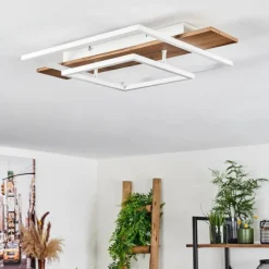 Luminaires Scandinaves-hofstein Plafonnier Pompu LED Écru, Blanc, 1 lumière