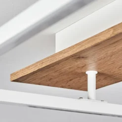 Luminaires Scandinaves-hofstein Plafonnier Pompu LED Écru, Blanc, 1 lumière