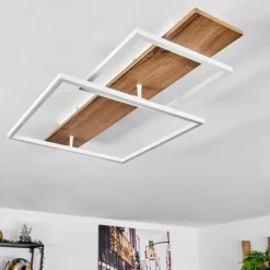 Luminaires Scandinaves-hofstein Plafonnier Pompu LED Écru, Blanc, 1 lumière