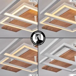 Luminaires Scandinaves-hofstein Plafonnier Pompu LED Écru, Blanc, 1 lumière