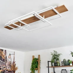 Luminaires Scandinaves-hofstein Plafonnier Pompu LED Écru, Blanc, 1 lumière