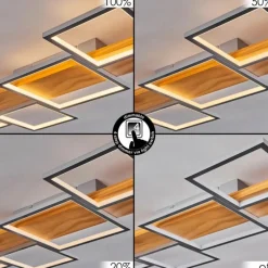 Luminaires Scandinaves-hofstein Plafonnier Pompu LED Écru, 1 lumière