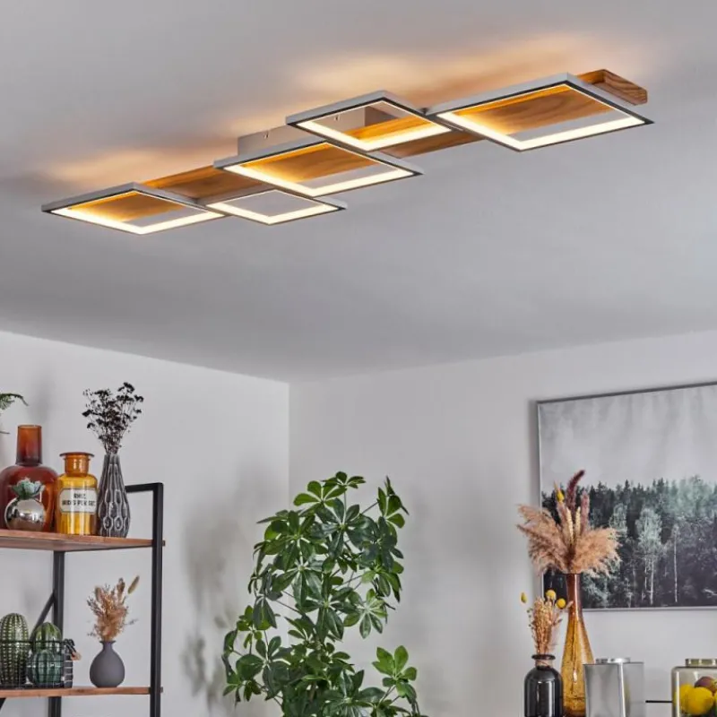 Luminaires Scandinaves-hofstein Plafonnier Pompu LED Écru, 1 lumière