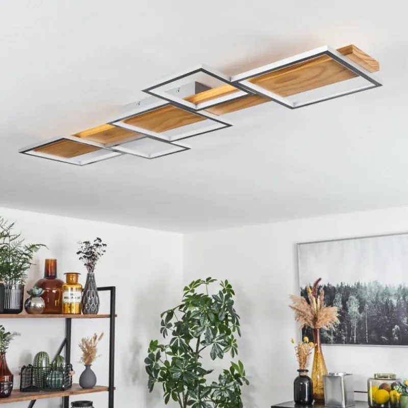 Luminaires Scandinaves-hofstein Plafonnier Pompu LED Écru, 1 lumière