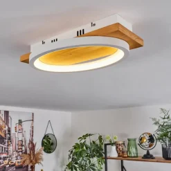 hofstein Plafonnier Pompu LED Écru, 1 lumière