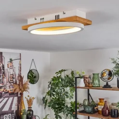 hofstein Plafonnier Pompu LED Écru, 1 lumière