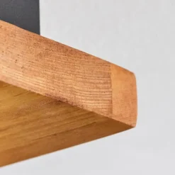 Luminaires Scandinaves-hofstein Plafonnier Pompu LED Noir, 1 lumière