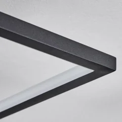 Luminaires Scandinaves-hofstein Plafonnier Pompu LED Noir, 1 lumière