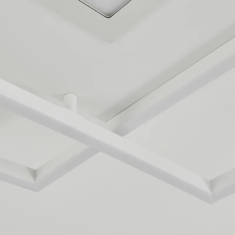 hofstein Plafonnier Popoy LED Blanc, 1 lumière, Télécommandes