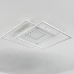 hofstein Plafonnier Popoy LED Blanc, 1 lumière, Télécommandes