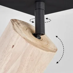 Luminaires Scandinaves-hofstein Plafonnier Postigo Noir, 1 lumière