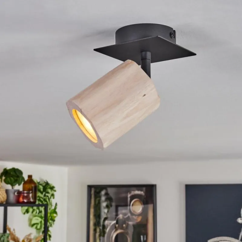 Luminaires Scandinaves-hofstein Plafonnier Postigo Noir, 1 lumière