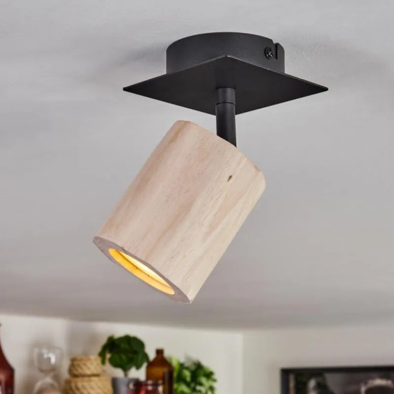 Luminaires Scandinaves-hofstein Plafonnier Postigo Noir, 1 lumière