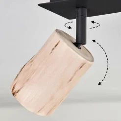 Luminaires Scandinaves-hofstein Plafonnier Postigo Noir, 3 lumières