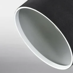 Lampes En Tissu-hofstein Plafonnier Puelches Noir, 2 lumières