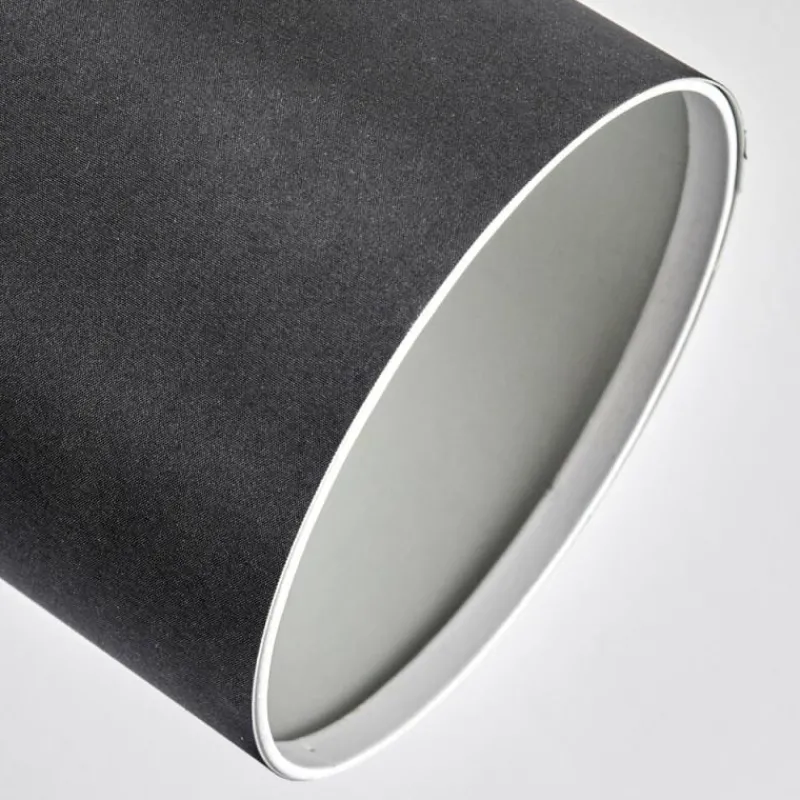 Lampes En Tissu-hofstein Plafonnier Puelches Noir, 3 lumières