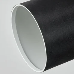 Lampes En Tissu-hofstein Plafonnier Puelches Noir, 1 lumière