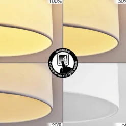 Lampes En Tissu-hofstein Plafonnier Purus LED Blanc, 1 lumière