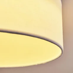 Lampes En Tissu-hofstein Plafonnier Purus LED Blanc, 1 lumière