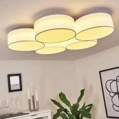 Lampes En Tissu-hofstein Plafonnier Purus LED Blanc, 1 lumière