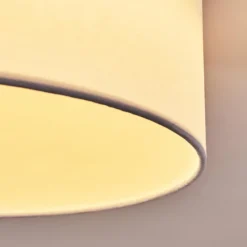 Lampes En Tissu-hofstein Plafonnier Purus LED Blanc, 1 lumière