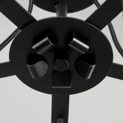 hofstein Plafonnier Quento Laiton, Noir, 5 lumières