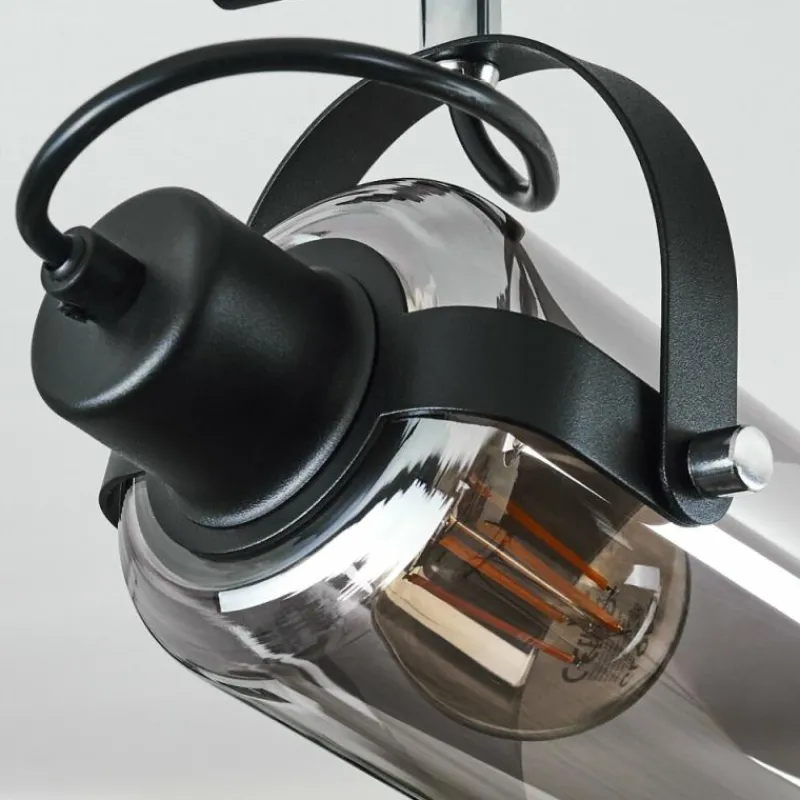 hofstein Plafonnier Quieri Noir, 3 lumières