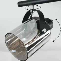 hofstein Plafonnier Quieri Noir, 2 lumières