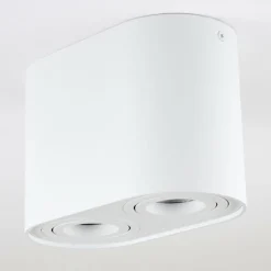 hofstein Plafonnier Quimper Blanc, 2 lumières