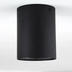 hofstein Plafonnier Quimper Noir, 1 lumière