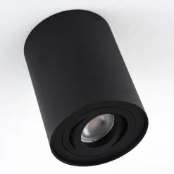 hofstein Plafonnier Quimper Noir, 1 lumière