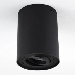 hofstein Plafonnier Quimper Noir, 1 lumière