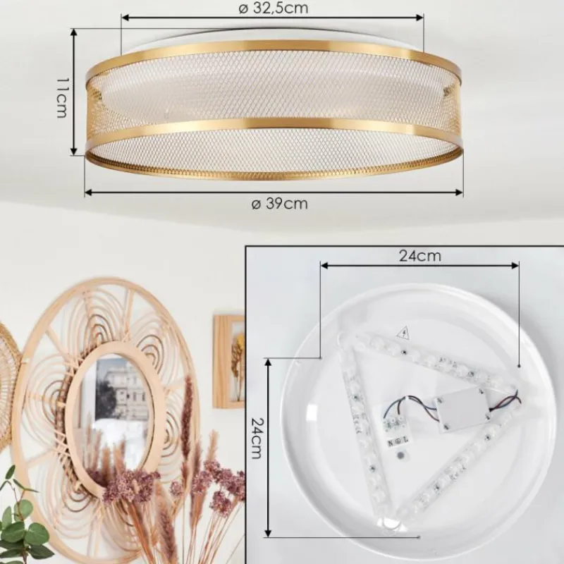 hofstein Plafonnier Quintinha LED Blanc, 1 lumière