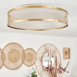 hofstein Plafonnier Quintinha LED Blanc, 1 lumière